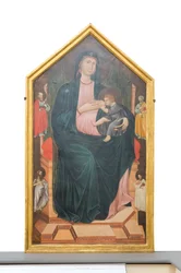 Madonna und Kind mit Heiligen, ca. 1300
