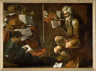 Ein Maleratelier, ca. 1639