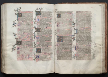 Das Gotha Missale: Fol. 121r, Text, ca. 1375