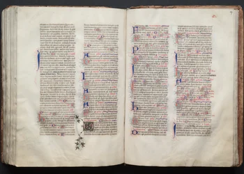 Das Gotha Missale: Fol. 136v, Text, ca. 1375