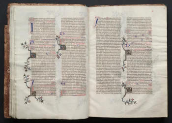 Das Gotha Missale: Fol. 13v, Text, ca. 1375