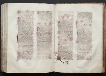 Das Gotha Missale: Fol. 143r, Text, ca. 1375