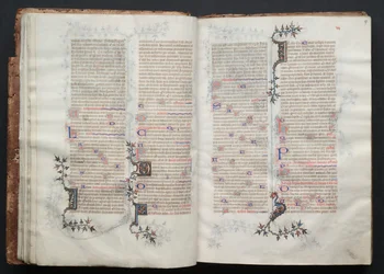 Das Gotha Missale: Fol. 17r, Text, ca. 1375