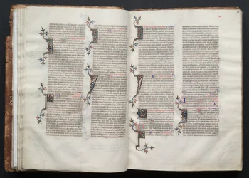 Das Gotha Missale: Fol. 22v, Text, ca. 1375