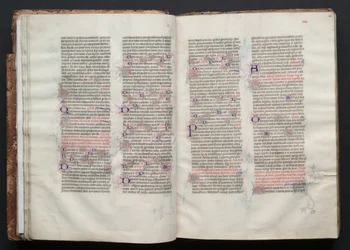 Das Gotha Missale: Fol. 24r, Text, ca. 1375