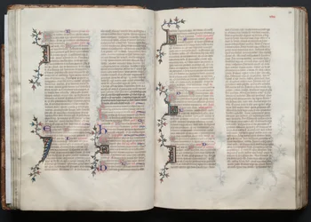 Das Gotha Missale: Fol. 38r, Text, ca. 1375