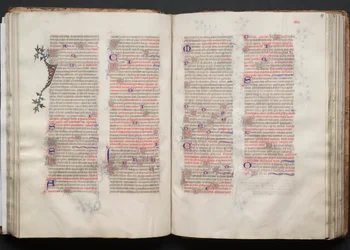 Das Gotha Missale: Fol. 56v, Text, um 1375