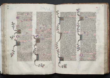 Das Gotha Missale: Fol. 84r, Text, ca. 1375