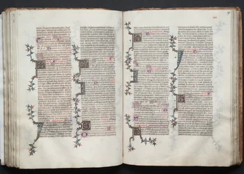Das Gotha-Missale: Fol. 90v, Text, ca. 1375