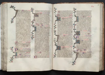 Das Gotha Missale: Fol. 95v, Text, ca. 1375