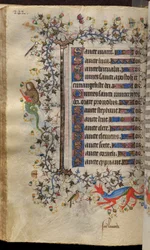 Stundenbuch von Karl dem Edlen, König von Navarra (1361-1425): fol. 121v, Text