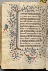 Stundenbuch von Karl dem Edlen, König von Navarra (1361-1425), fol. 319v, Text