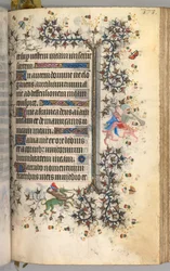 Stundenbuch von Karl dem Edlen, König von Navarra 1361-1425: fol. 182r, Text