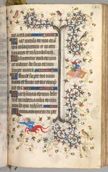 Stundenbuch von Karl dem Edlen, König von Navarra 1361-1425: fol. 189r, Text, ca. 1405