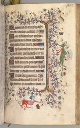 Stundenbuch von Charles dem Edlen, König von Navarra 1361-1425: fol. 211r, Text, ca. 1405
