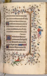 Stundenbuch von Karl dem Edlen, König von Navarra 1361-1425: fol. 228r, Text, ca. 1405