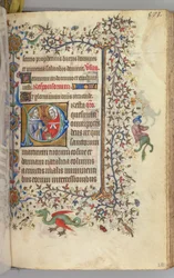 Stundenbuch von Karl dem Edlen, König von Navarra 1361-1425, fol. 281r, SS. Cosmas und Damian, um 1405
