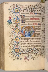 Stundenbuch von Karl dem Edlen, König von Navarra 1361-1425, fol. 283v, Märtyrer: Unidentifizierter Heiliger