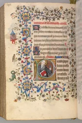 Stundenbuch von Karl dem Edlen, König von Navarra 1361-1425, fol. 292v, St. Leonard, um 1405