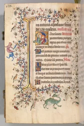 Stundenbuch von Karl dem Edlen, König von Navarra 1361-1425, fol. 313v, Jungfrau und Kind, um 1405