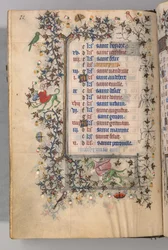 Stundenbuch von Karl dem Edlen, König von Navarra 1361-1425: fol. 5v, Mai, ca. 1405