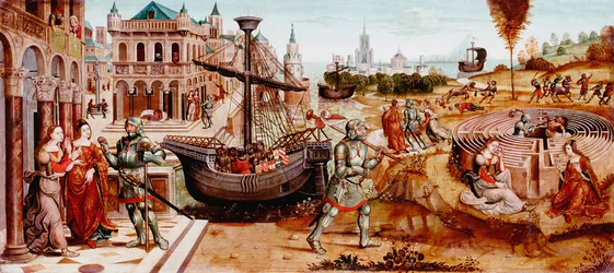Die Geschichte von Theseus, Mitte des 15. Jahrhunderts