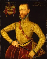 Porträt von Sir Gabriel Poyntz im Alter von 36 Jahren