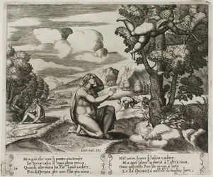 Amor flieht vor Psyche