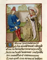 Liebe unterrichtet den Liebenden aus 