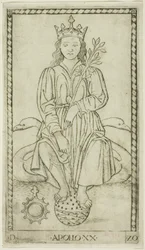 Apollo, Tafel 20 aus Apollo und die Musen