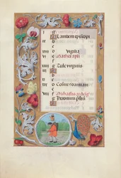 Stundenbuch der Königin Isabella der Katholischen, Königin von Spanien: Fol. 10v, September, um 1500