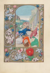 Stunden der Königin Isabella der Katholischen, Königin von Spanien: Fol. 146v, Massaker, ca. 1500