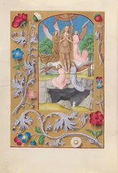 Stundenbuch der Königin Isabella der Katholischen, Königin von Spanien: Fol. 193v, St. Maria Magdalena, um 1500