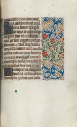 Stundenbuch Gebrauch von Rouen: fol. 100r, um 1470