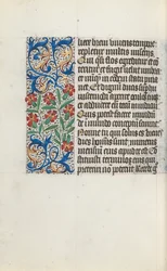 Stundenbuch Gebrauch von Rouen: fol. 123v, ca. 1470