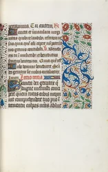 Stundenbuch Gebrauch von Rouen: fol. 36r, um 1470