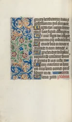 Stundenbuch Gebrauch von Rouen: fol. 58v, ca. 1470