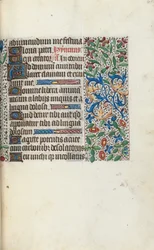 Stundenbuch Gebrauch von Rouen: fol. 61r, ca. 1470