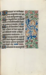 Stundenbuch Gebrauch von Rouen: fol. 83r, ca. 1470