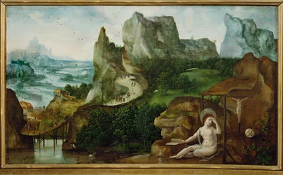 Landschaft mit der reuigen Heiligen Maria Magdalena
