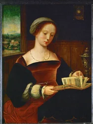 Die heilige Magdalena beim Lesen