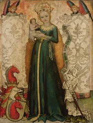 Madonna und Kind mit Ähren, 1440-50