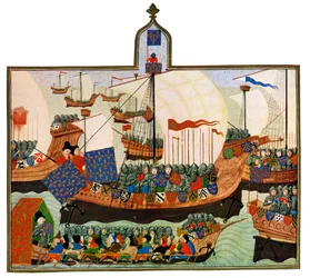 Die Expedition der Franzosen und Genuesen nach Barbary, 15. Jahrhundert