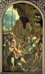 Das Martyrium des hl. Johannes des Evangelisten, ca. 1525