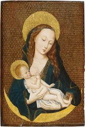 Maria lactans auf einer Mondsichel, ca. 1485
