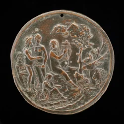 Orpheus spielt für die Tiere, viertes Viertel des 15. Jahrhunderts