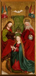 Die Krönung der Heiligen Jungfrau Maria, ca. 1485-1490.