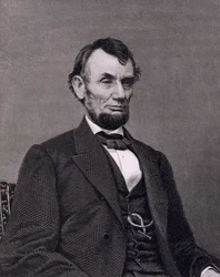 Abraham Lincoln, graviert nach einem Foto von William G. Jackman