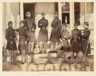 Offiziere des 71. Regiments der New Yorker Infanterie
