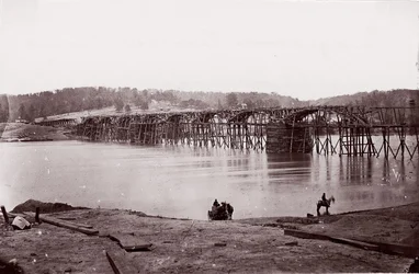 Brücke über den Tennessee River in Chattanooga, ca. 1864